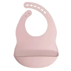 Bibs|Breastfeeding>Kushies Silicatch Bib Pink