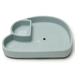New Silicon Snack Plate - Elephant Kids Breastfeeding|Tableware