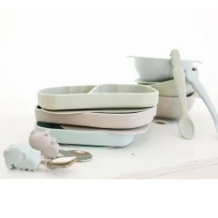 New Silicon Snack Plate - Elephant Kids Breastfeeding|Tableware