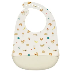 Outlet Silicone Bib - French Breakfast Breastfeeding|Bibs