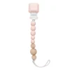 Pacifiers & Clips|Pacifiers & Clips>Loulou Lollipop Silicone Pacifier Clip - Pink