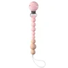 Hot Silicone Pacifier Clip - Pink Pacifiers & Clips|Pacifiers & Clips