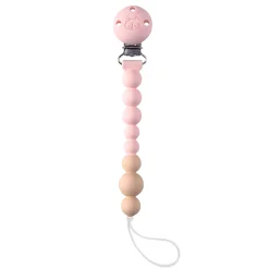 Hot Silicone Pacifier Clip - Pink Pacifiers & Clips|Pacifiers & Clips