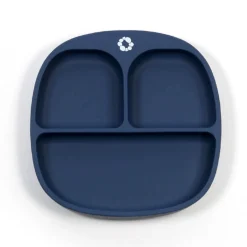Breastfeeding|Tableware>Bulle Silicone Plate - Blueberry