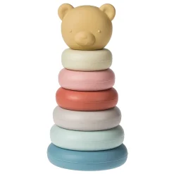 Developmental Toys|Balls & Stacking Toys>Mary Meyer Silicone Stacking Teddy