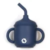 New Silicone Straw Sippy Cup - Blueberry Kids Breastfeeding|Tableware