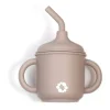 Online Silicone Straw Sippy Cup - Taupe Kids Breastfeeding|Tableware