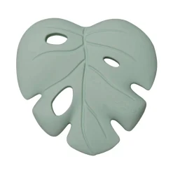 Teething Toys>Loulou Lollipop Silicone Teether - Monstera Mint