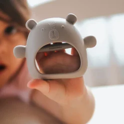 Hot Silicone Teething Mitt - Sage Bear Teething Toys