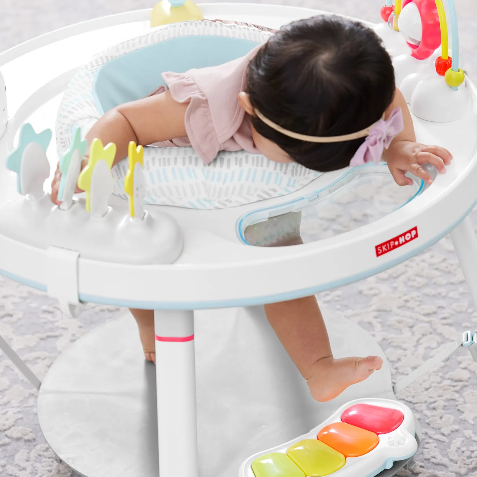 Developmental Toys|Activity Centers & Walkers>Skip Hop Silver Lining Cloud Baby's View Activity Center