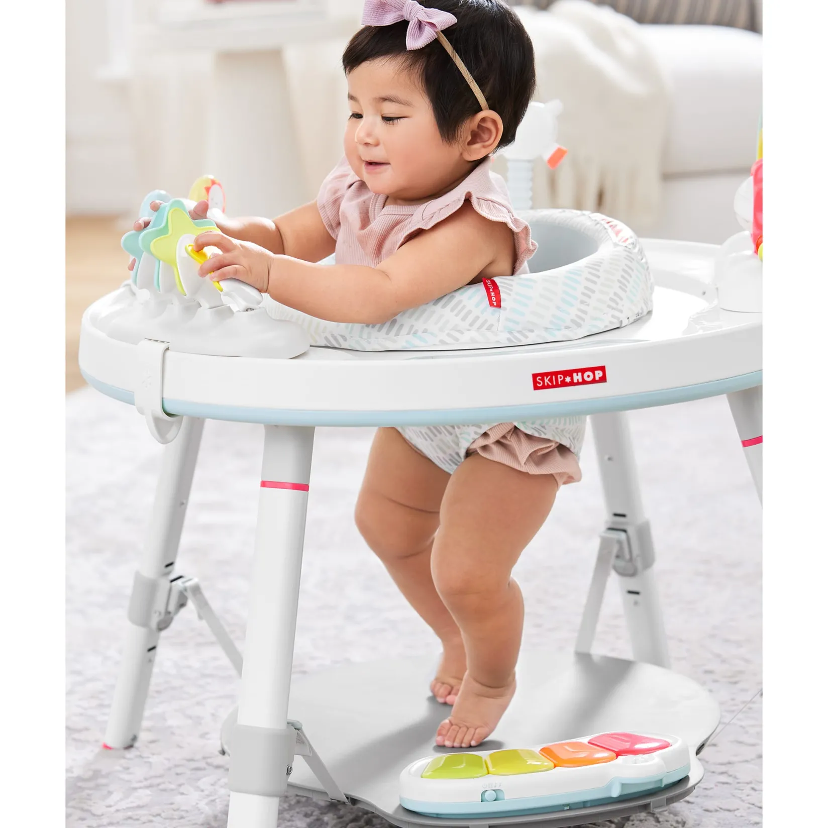 Developmental Toys|Activity Centers & Walkers>Skip Hop Silver Lining Cloud Baby's View Activity Center