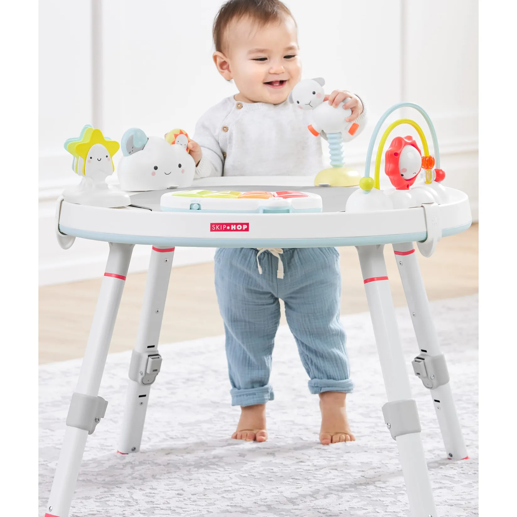 Developmental Toys|Activity Centers & Walkers>Skip Hop Silver Lining Cloud Baby's View Activity Center