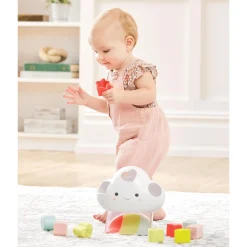 Sale Silver Lining Cloud Feelings Shape Sorter Baby Toy Developmental Toys
