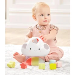 Sale Silver Lining Cloud Feelings Shape Sorter Baby Toy Developmental Toys
