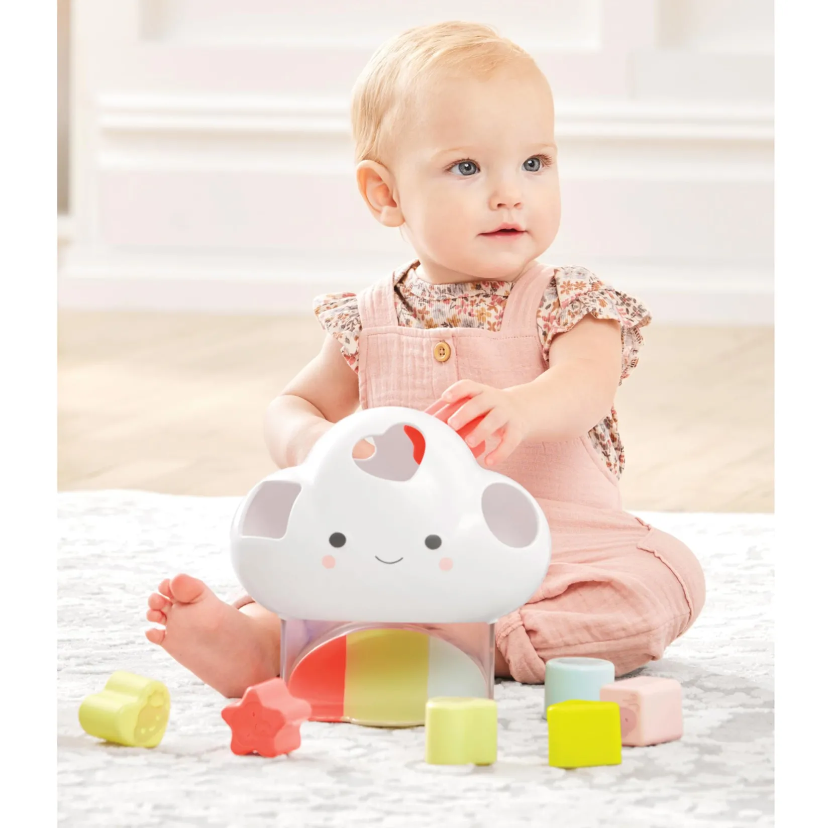 Sale Silver Lining Cloud Feelings Shape Sorter Baby Toy Developmental Toys