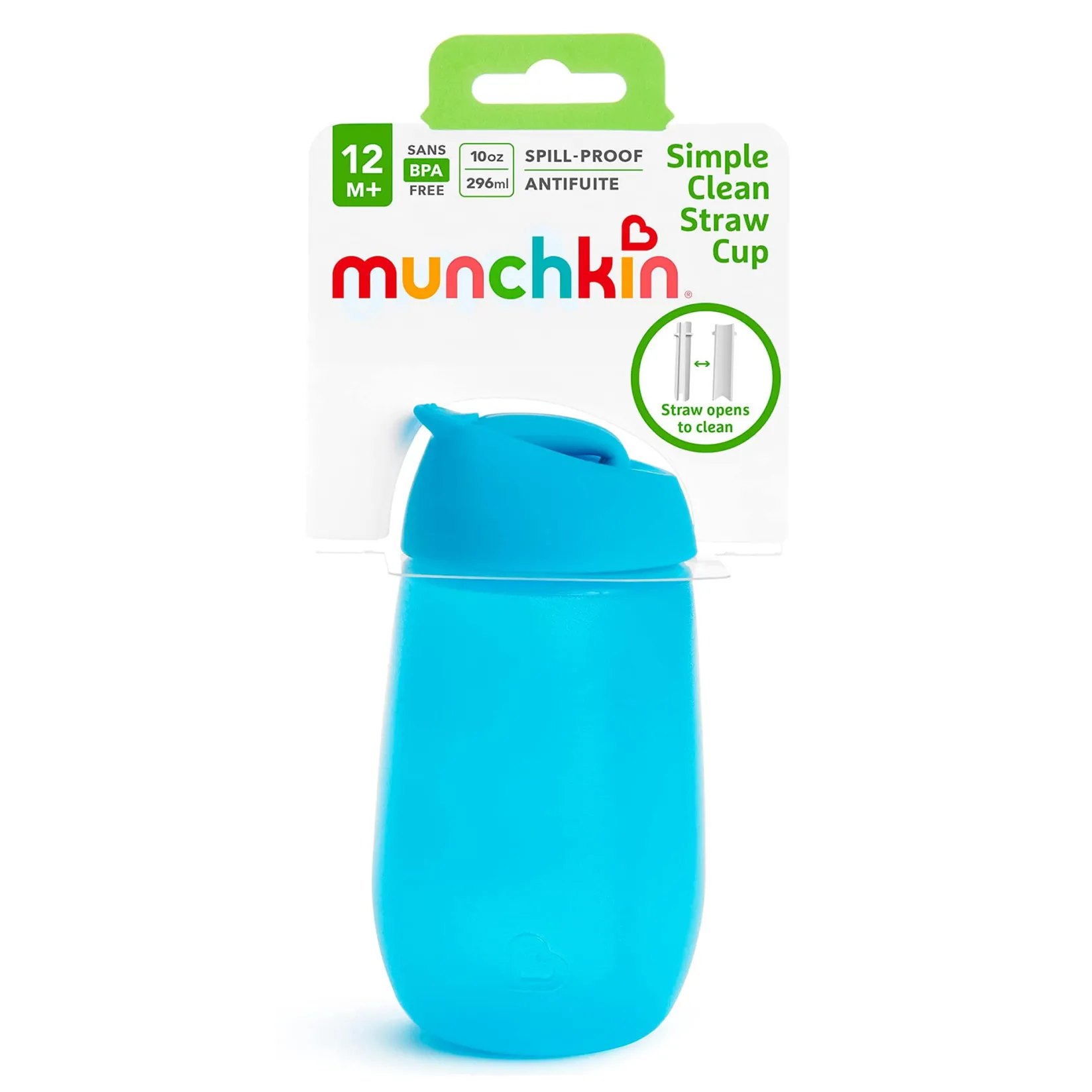 Best Simple Clean Straw Cup 10 oz - Blue Kids Breastfeeding|Tableware