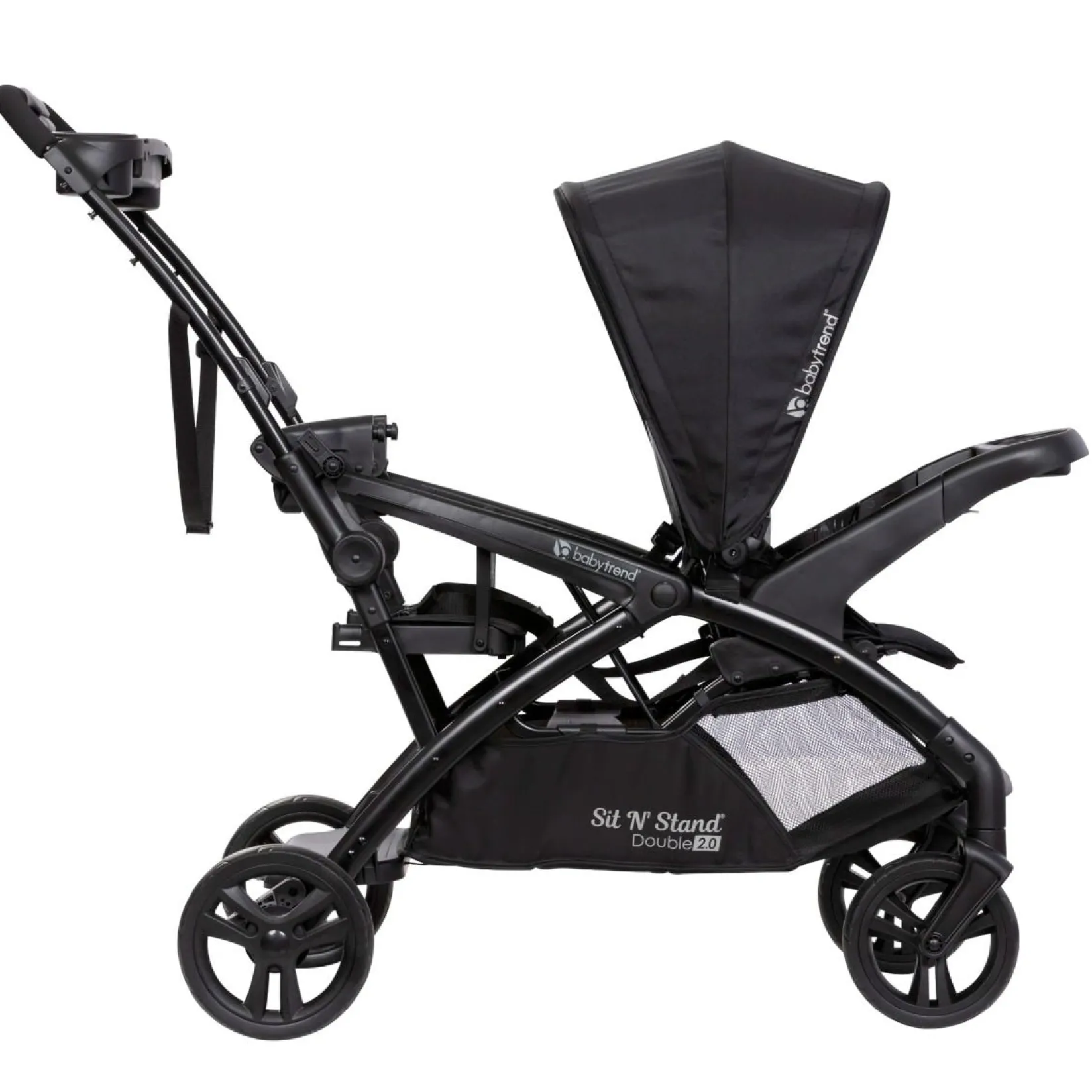 Strollers|Strollers & Trailers>Baby Trend Sit N' Stand® Double 2.0 Stroller - Dash Black
