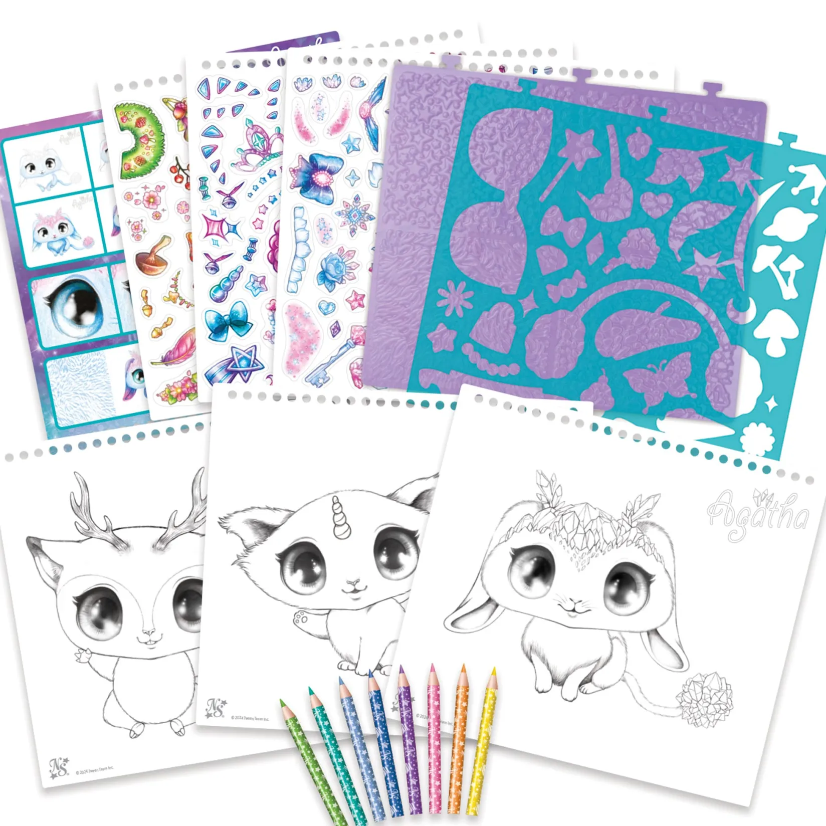Diy & Activities>Amuze Sketchbook Animoulous Fever