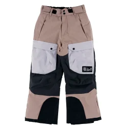Snowsuits>Color Kids Ski Colorblock Pants 4-14y Taupe