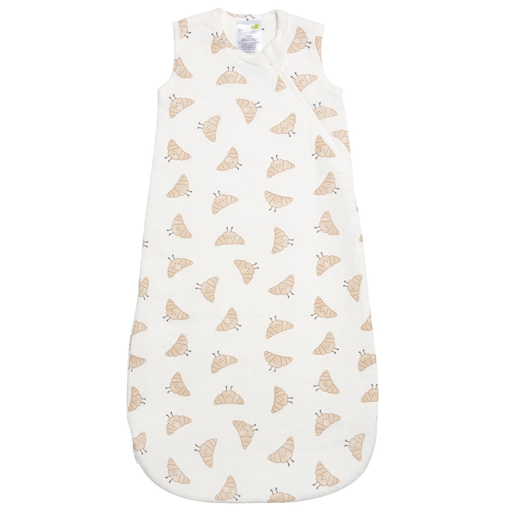 Sleep Bags|Pyjamas>Perlimpinpin Sleep Bag 0-36m Croissants Beige