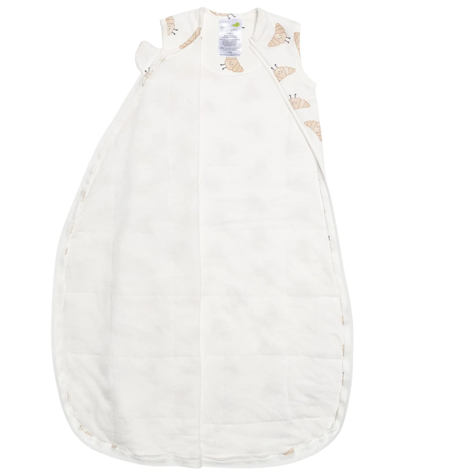 Sleep Bags|Pyjamas>Perlimpinpin Sleep Bag 0-36m Croissants Beige