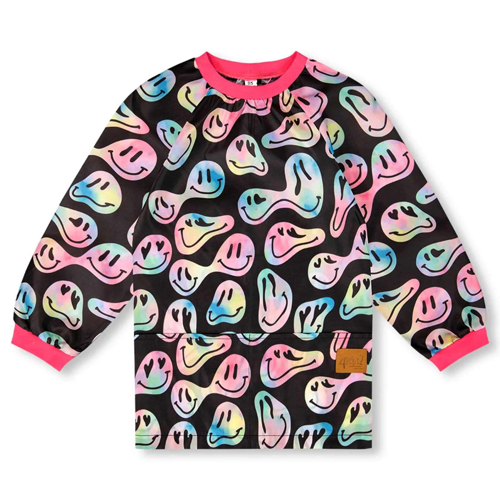 Craft Aprons|Bibs>Deux par Deux Smiley Apron Black