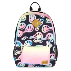 Backpacks>Deux par Deux Smiley Backpack Black