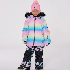 Outerwear|Snowsuits>Deux par Deux Smiley Snowsuit 2-6 Pink