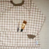 Sale Smock - Caramel Vichy Kids Craft Aprons|Bibs