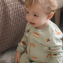 Preemie Clothing|Pajamas>Roche Ciseaux S'mores Pajamas Prem-30m Sauge