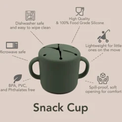 Breastfeeding|Tableware>Nouka Snack Cup Soft Blush