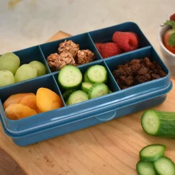 Snackle Compartiment Blue Kids Breastfeeding|Snack Bags & Containers