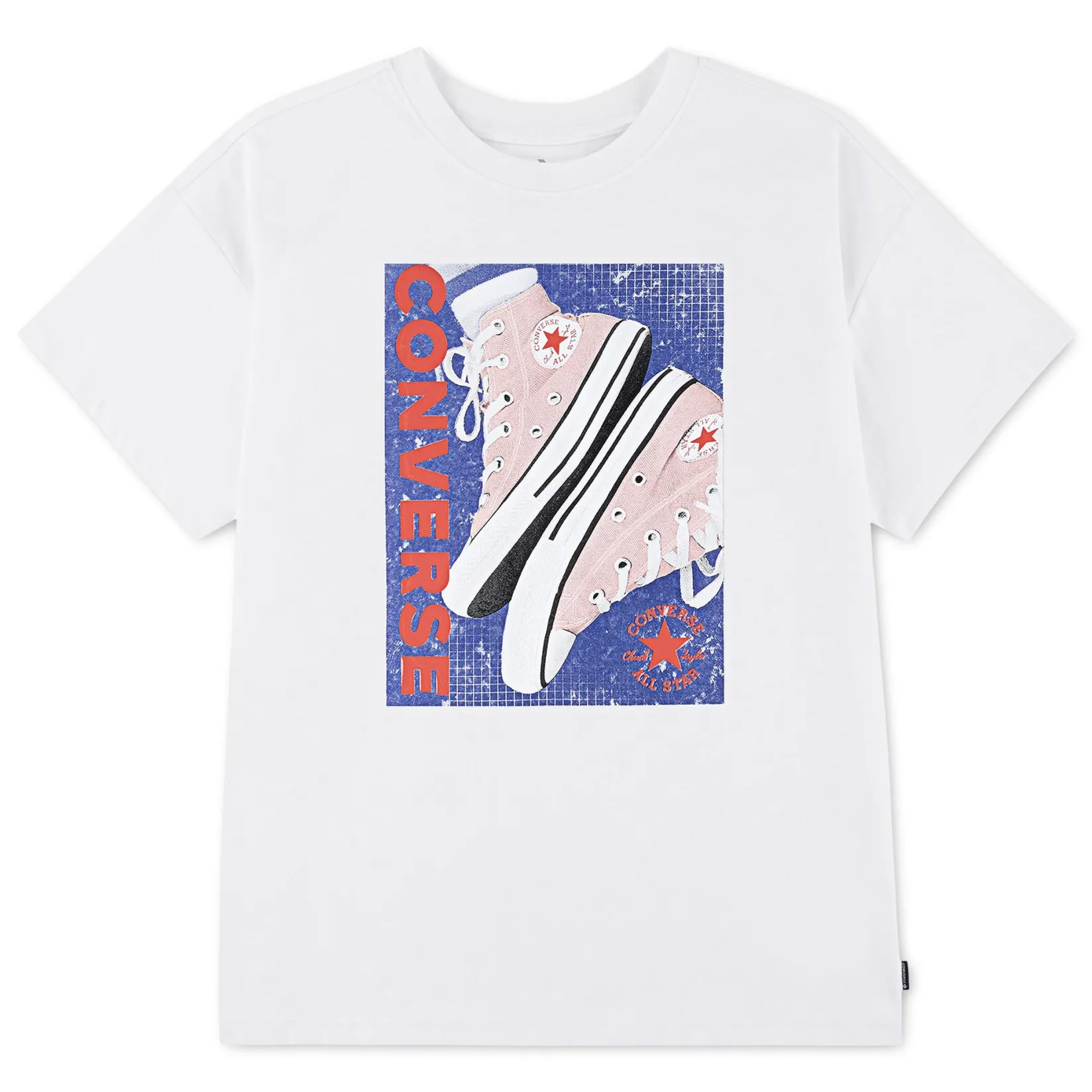 Tops>Converse Sneaker T-shirt 7-16y White