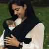 Snüg Baby Wrap In Mint Fiber - Black Outdoors & Travel|Baby Carriers