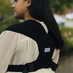 Snüg Baby Wrap In Mint Fiber - Black Outdoors & Travel|Baby Carriers