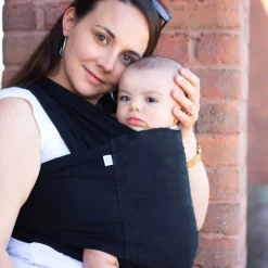 Snüg Baby Wrap In Mint Fiber - Black Outdoors & Travel|Baby Carriers