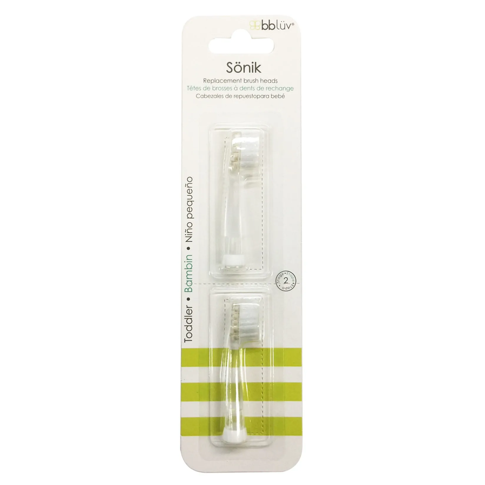 Best Sönik 2-Pack Replacement Brush Heads – Stage 2 Oral Care