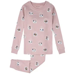 Pajamas & Bathrobes>Petit Lem Snowglobe Pajamas 2-6x Lilac