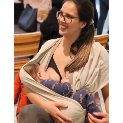 Snug Baby Wrap In Mint Fiber - Sand Outdoors & Travel|Baby Carriers