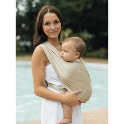 Snug Baby Wrap In Mint Fiber - Sand Outdoors & Travel|Baby Carriers