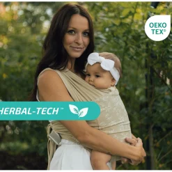 Snug Baby Wrap In Mint Fiber - Sand Outdoors & Travel|Baby Carriers