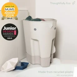 Bath Accessories>Clement - Equipement Snuggle Ellie Bath Toy Drying Caddy- Taupe