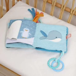 Developmental Toys>Little Big Friends Soft Activity Book 2-in-1 - Ocean