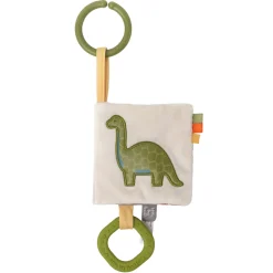 Stroller & Car Seat Toys|Developmental Toys>Little Big Friends Soft Baby Book - Dino