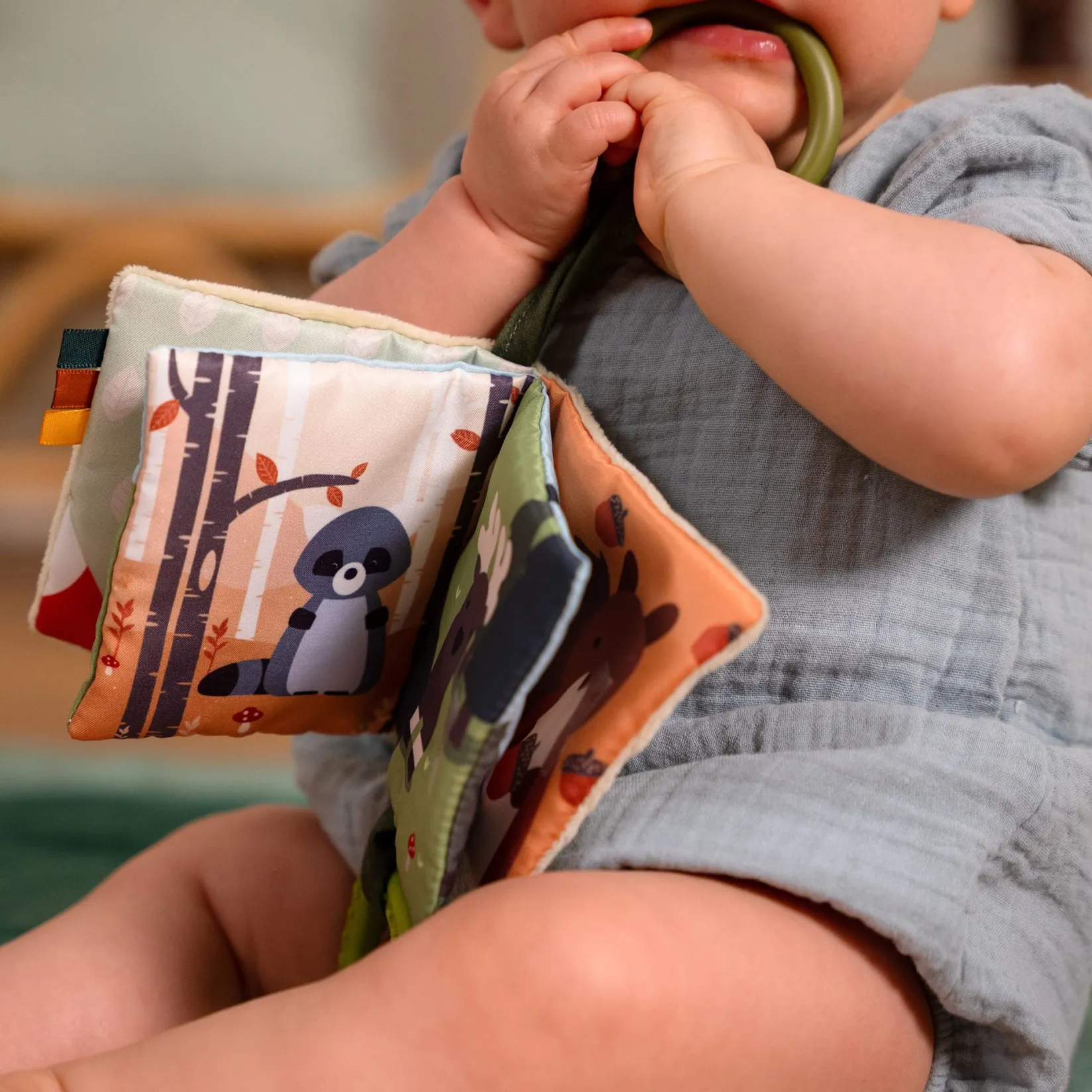 New Soft Baby Book - Forest Stroller & Car Seat Toys|Developmental Toys