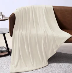 Blankets|Blankets>SAFDIE u0026 CO Soft Flannel Blankets - DQ Cream