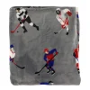 Soft Plush Throw - Hockey Kids Blankets|Blankets
