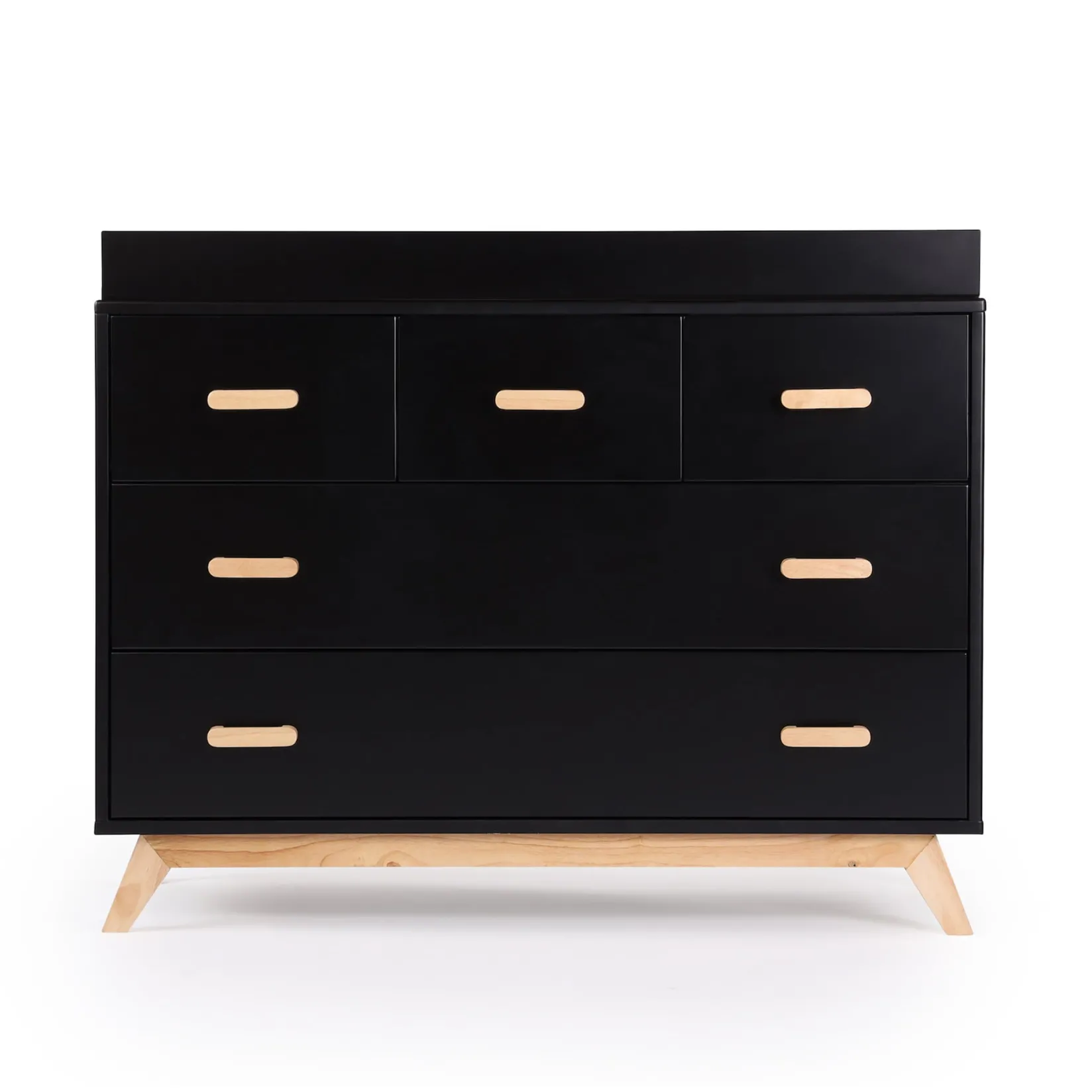 Best Soho 5-Drawer Dresser - Black / Natural Storage Furniture