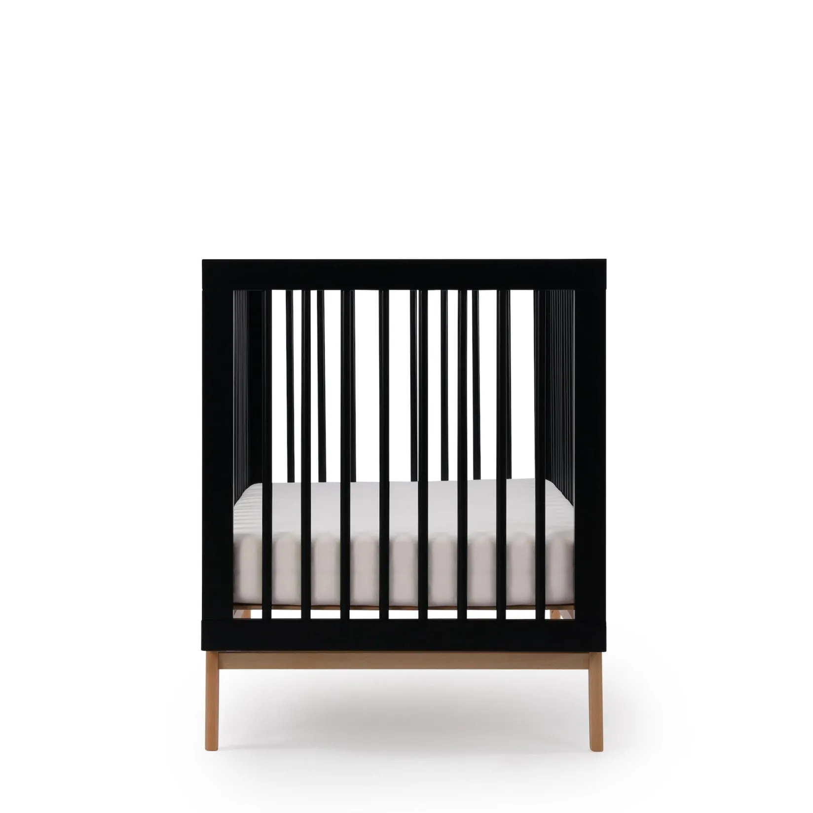 New Soho 3-in-1 Convertible Crib - Black / Natural Cribs & Mattresses|Cribs & Mattresses