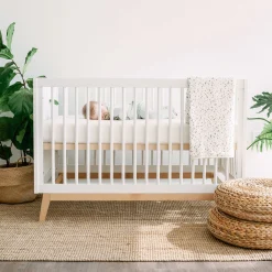 Cribs & Mattresses|Cribs & Mattresses>Dadada Baby Soho 3-in-1 Convertible Crib - White / Natural